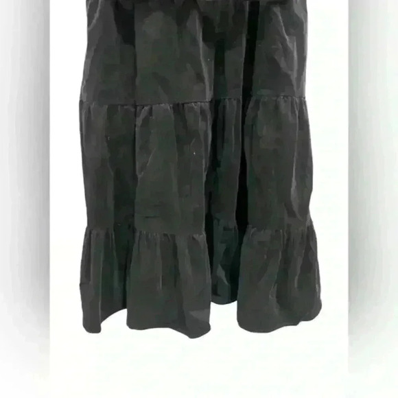 Draper James RSVP Corduroy Black Dress Half Sleeve Keyhole A Line Midi Dress XXL - Picture 6 of 12